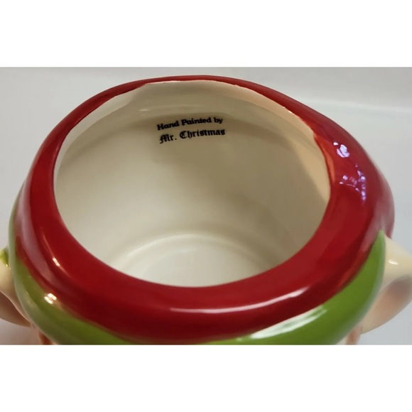 2021 Mr. Christmas Mug Vintage-Style Nostagic Elf Ceramic Holiday Figure - Picture 4 of 8